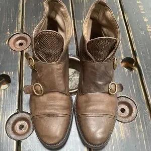 Fratelli Rosetti Leather Ankle Boots with Side Buckles Fratelli Rossetti | Shoes | Fratelli Rosetti Leather Ankle  main image 4